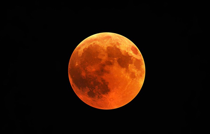 A lunar eclipse 'blood Moon' © Getty