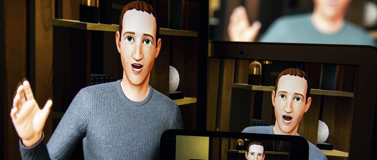 Avatar of Mark Zuckerberg in the metaverse