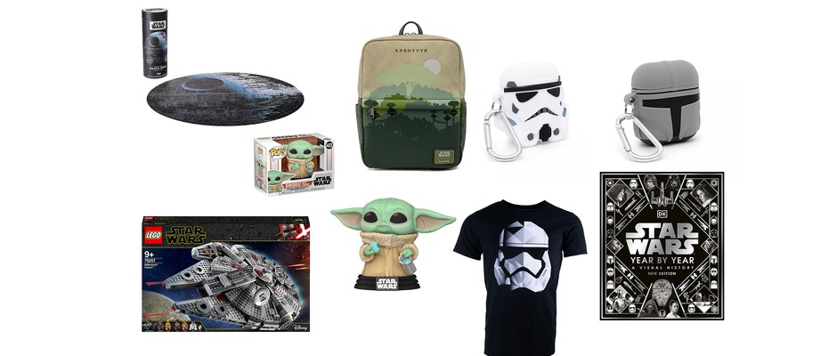 Star Wars gifts on a white background