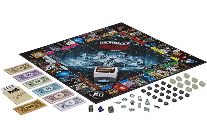 Stranger Things Collector's Edition Monopoly on a white background