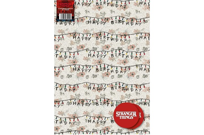 Stranger Things wrapping paper